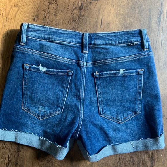 Risen Distressed Denim Shorts - Picture 2 of 4